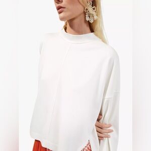 French Connection Suzie Puff Sleeve Jersey Top (UK Collection)